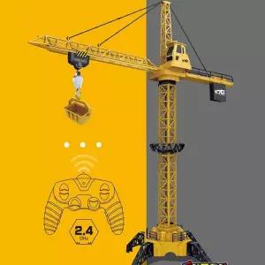 1.3M 리모컨 무선조종 타워크레인 장난감 RC카 블럭 작동완구 건축 중장비