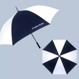 네이비 화이트 배색 자동 UV코팅 장우산 골프 우산-WFIFQS0