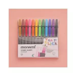 나미 607TCL38 이지클릭유성매직 노크식 12색세트