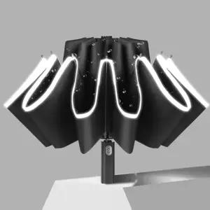 디자인 접는 거꾸로 고급 장 우양산 여자 방수-WFIZCHW