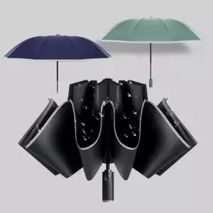 (tortkd 네이비)거꾸로 3단 자동우산 원터치 접이식 휴대용 3컬러