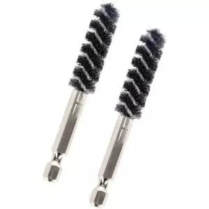 골프 클럽 브러시 세트 2개 육각 스틱 재장착 호젤 클리너 다기능 녹 제거 전동 드릴 세척 도구 와이어 장