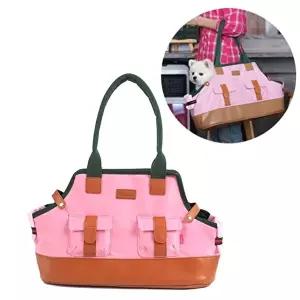 고품질 패리스독 월튼 펫백 (핑크) (강아지 이동가방) 이동장 애완용품 WFIYT9M