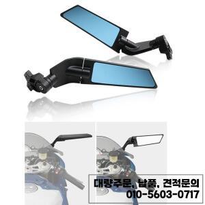 오토바이 조정 가능한 CNC 백미러 가와사키 닌자 400 650 ZX10R 혼다 CBR Aprilia Suzuki 용 윈드 윙