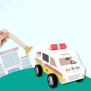 [오너클랜]ToB DIY744 자석자동차만들기 구급차