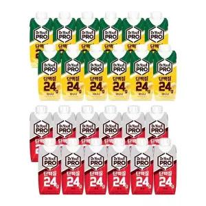 닥터유 프로 단백질 드링크 바나나 250ml x12 + 초코 250ml x12