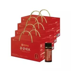 한뿌리 홍삼대보 100ml x10병 x4박스