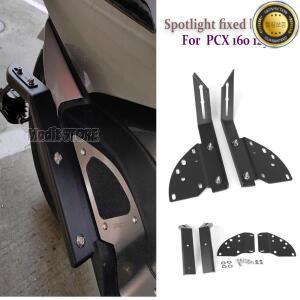 오토바이 스포트라이트 브래킷 풋 마운트 설치 스포츠 라이트 안개등 거치대 램프 혼다 PCX 160 125
