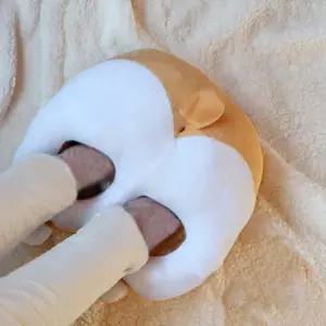 시바 USB 온열발난로 쿠션 베이지 발히터