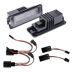 LED 번호판 라이트 오류 없음 Porsche Boxster Cayenne Cayman 997 911 Carrera for Skoda Superb 4D 2008