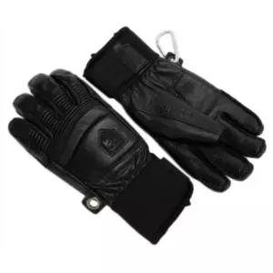 헤스트라 블랙 여성 겨울 가죽 장갑 스키 보드 레더 S BNA