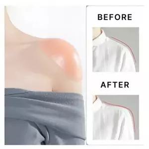 패드 교정 어깨라인 패치 남녀공용 직각 반팔티 접착식 실리콘 패브릭 부착식 어깨 체형보정 테이프 어깨뽕