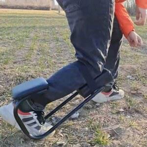 밭의자 쪼그리기 바퀴 마늘캐기 작업 보호 작업의자 무릎 쪼그려 굻고