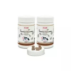 [하프클럽/기타]하이웰 초유 초코 츄어블 돌 아기 어린이 150정 X2