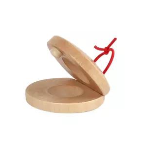 유아 박자맞추기 음악교구 원목 캐스터네츠 박자감 흔들기 악기장난감