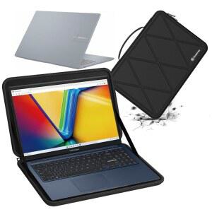 15.6인치 ASUS E510, 비보북 프로 15 OLED K6502 노트북, 충격 방지 및 방수 가방(X8275)에 호환되는 Smatree 하드 EVA 보호 슬리브 케이스