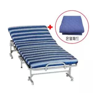 MD정품/접이식침대/라꾸라꾸 럭셔리침대 슈퍼싱글+온열패드/간이/간이베드/수납형/사무실/당직실/휴게실/원룸/오피스텔/이동식/손님/기능성매트리스/소파/등받이 각도조절