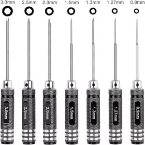 트랙사스 Arrma Axial Losi Redcat RC 쿼드콥터 헬리콥터 FPV 레이싱 드론 모델용 7pcs 육각 드라이버 세트