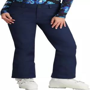 오버마이어 여성 몰타 스노우 스키 팬츠 및 스노보드용 써모어 단열 방수 네이비 블루 미드나잇 쇼트