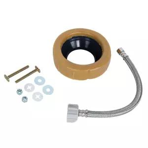 12인치 커넥터가 있는 QEP 화장실 설치 키트