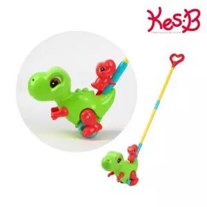 영아용 신체활동 빙글빙글 걸음마 보조기 공룡 미는장난감 서기연습