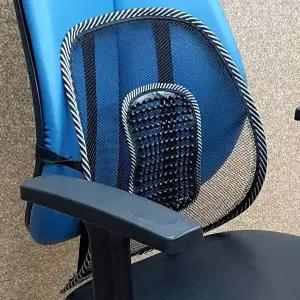 등쿠션 다목적 통풍 지압 의자 등받이 차량망사등받이