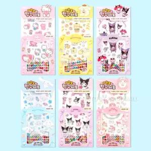 산리오 아원츄 탑꾸세트 탑로더 꾸미기 포카 홀더 스티커 세트 24개입