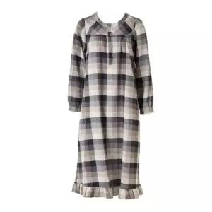 [갤러리아] 여/와코루 면 레이온 기모 선염 체크가운(원피스)(WGN5485W)