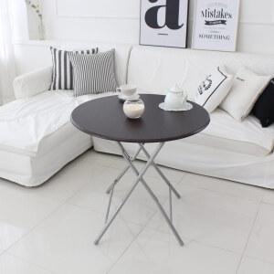 [오에이데스크]원형테이블 대 접이식 식탁 거실 책상