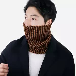 카르닉 스트라이프 니트 겨울 방한 넥워머 STN