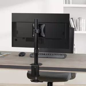 카멜마운트 클램프 폴타입 싱글 모니터 거치대 모니터암 FMAS2