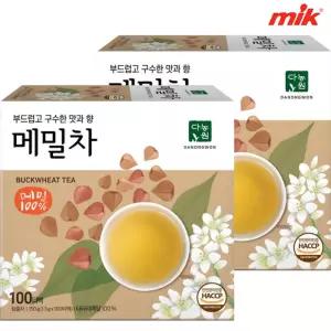다농원 메밀차200T(100Tx2개)/현미녹차/보이/우엉/둥굴레차/옥수수수염차/보리차/티백차/마테차