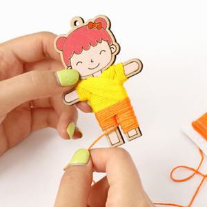 [문구티쳐] 민화샵 걱정인형 만들기 우드아트 팬시우드