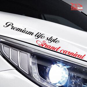 티커벨 그랜드카니발 흘림체 로고 데칼스티커 TKSLP_54