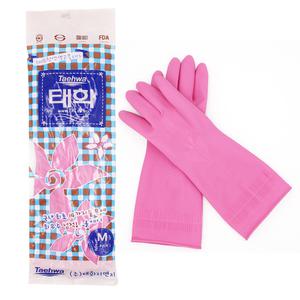 태화 고무장갑 올에이 중(M) 10개 핑크 아이보리