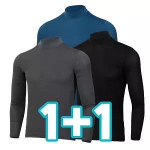 원플러스원/ 봄 여름 냉감티셔츠 긴팔 쿨론 쿨링 아이스 긴팔 아웃도어 작업복 이너웨어 반목티셔츠