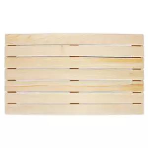 대림 히노끼 편백나무 원목 발판 대형 / 욕실 화장실 현관 발매트