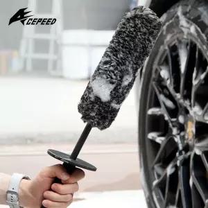 자동차 타이어 세차 휠 브러쉬 배기통 브러시 청소 솔 C19