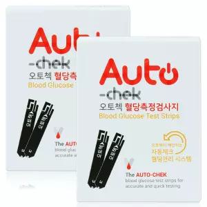 (27년 11월)오토첵 당뇨 혈당 검사지 측정지 시험지 2박스 100매