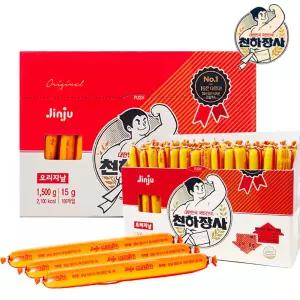 진주햄 천하장사 소시지 오리지널 1500g (15gx100입)