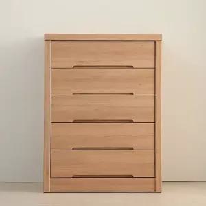 [우아미가구]에파 깊이 500 대용량 5단 서랍장 900(착불)