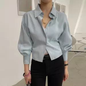 [다바걸][DB made] 루니블루종블라우스