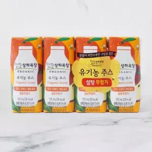 매일 상하목장 유기농주스 사과오렌지케일 125ml*4
