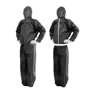 SMT 폴리가드 일회용 작업복 방진복 보호복 SB 원피스 투피스 그레이