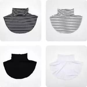 줄무늬 단색 기본 페이크 목폴라 공갈 목티 넥 워머