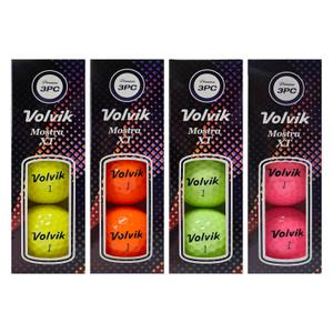 볼빅 모스트라XT 3피스 12구 컬러볼 골프공 선물 세트