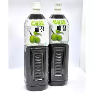 유나인 매실청 1.5l  매실원액 엑기스 음료 농축액 원액