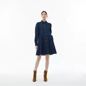 [LAP] AP3DO940 데님 퍼프 플레어 원피스