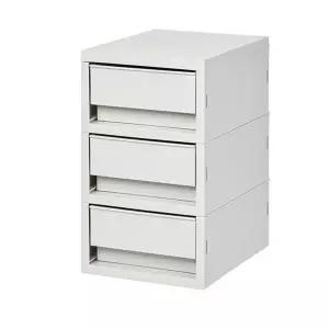 뉴트로 소품함 미니 3단/데스크정리서랍/미니서랍/미니서랍장/부품박스/부품수납함/부품정리함