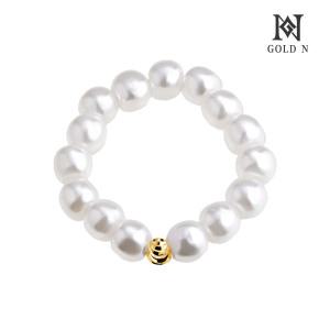 골드앤 14K 골드볼 진주 반지 소